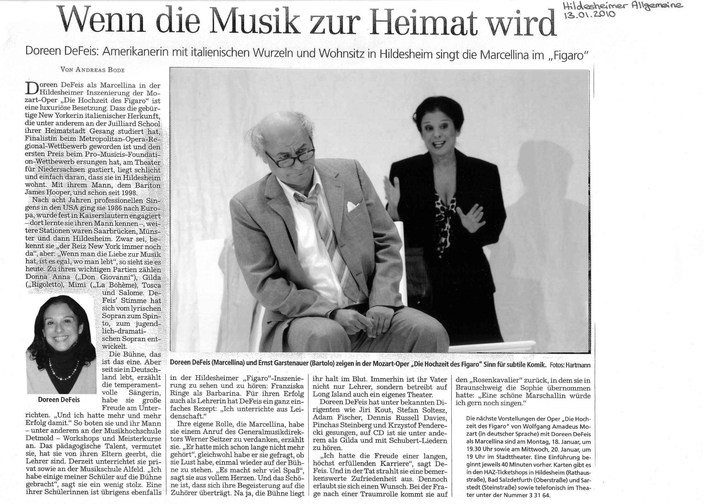 Pressebericht über ein Konzert