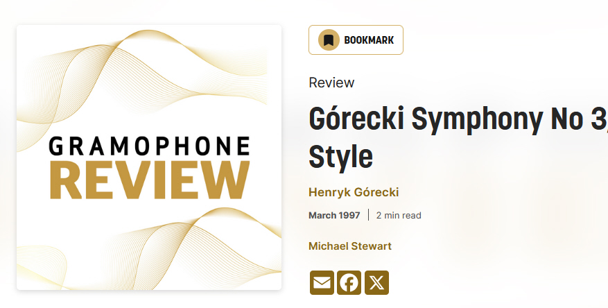 Gramophone Review